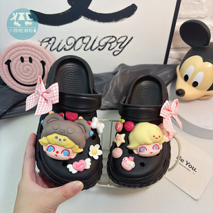 女童宝宝超好看洞洞鞋中大童可外穿2026新款爆款网红女孩可爱拖鞋
