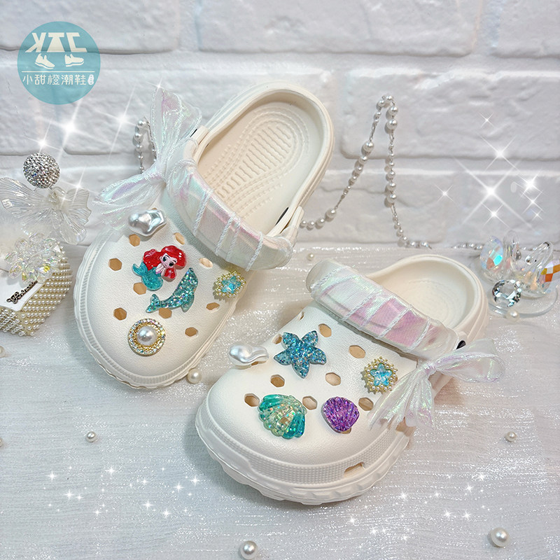 女童洞洞鞋小孩大童宝宝防滑拖鞋女款外穿运动款2026新款女孩凉鞋