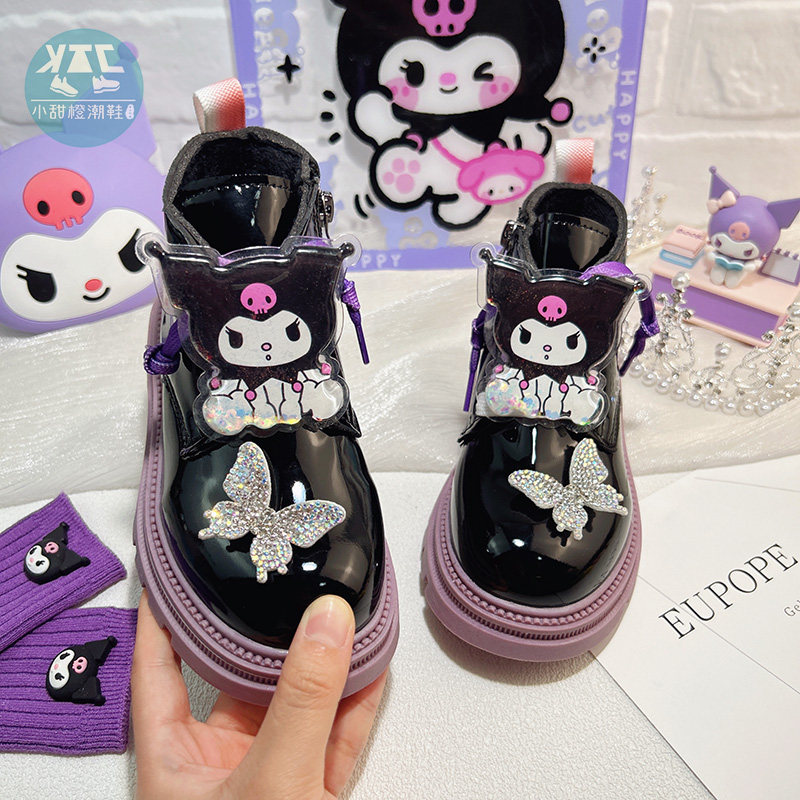 女童靴子二棉马丁靴2026秋冬季新款爆款春款童鞋冬天冬季加绒短靴