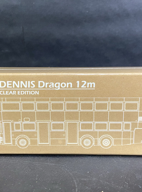TINY 微影 香港 丹尼士巨龙 12M 透明巴士 Clean edition合金模型