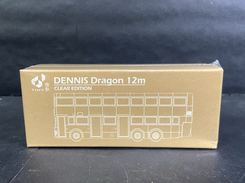 TINY 微影 香港 丹尼士巨龙 12M 透明巴士 Clean edition合金模型