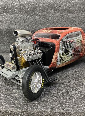 gmp 1:18 福特 Blown Altered 1934 Rat Roo直线加速赛车合金车模