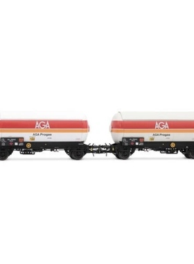 HO比例 1:87 Jouef 油罐车 金属车轮 火车模型 AGA Progas HJ6289