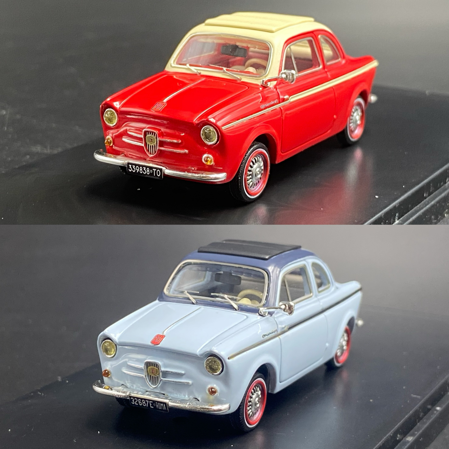 PREMIUM  X  1/43 菲亚特 Weinsberg 500 老爷车 合金汽车模型