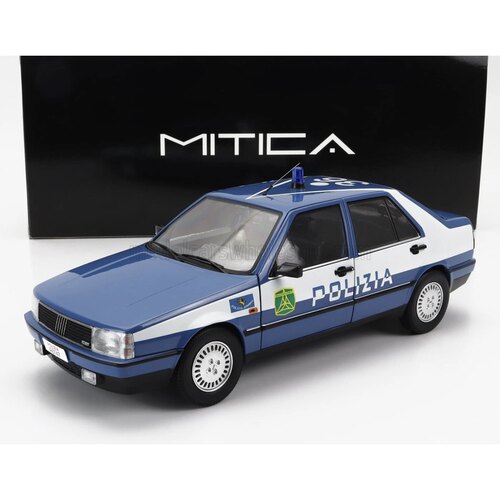 MITICA 1:18 菲亚特 Fiat Croma Cht Polizia 1987 警车 合金车模