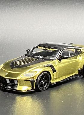 MINIGT 1:64 尼桑 Z VeilSide FFZ400 电镀金 985 合金汽车模型