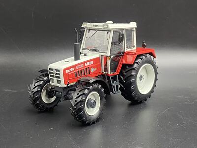 1:32 斯太尔 拖拉机 STEYR 8130 sk2 红白 农机 合金工程车模型