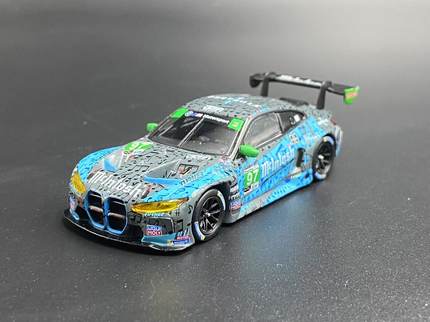 MINIGT 1:64 宝马 BMW M4 GT3 音符涂装 647 合金汽车模型 #97