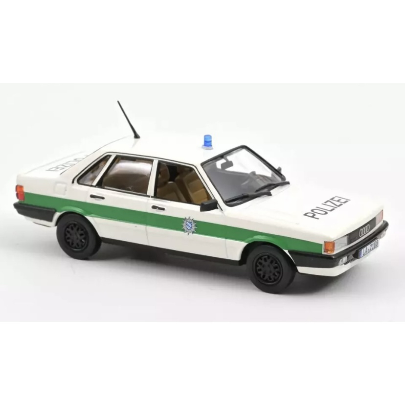 NOREV 诺威尔 1/43 奥迪 警车 AUDI 80 POLIZEI 1979合金汽车模型