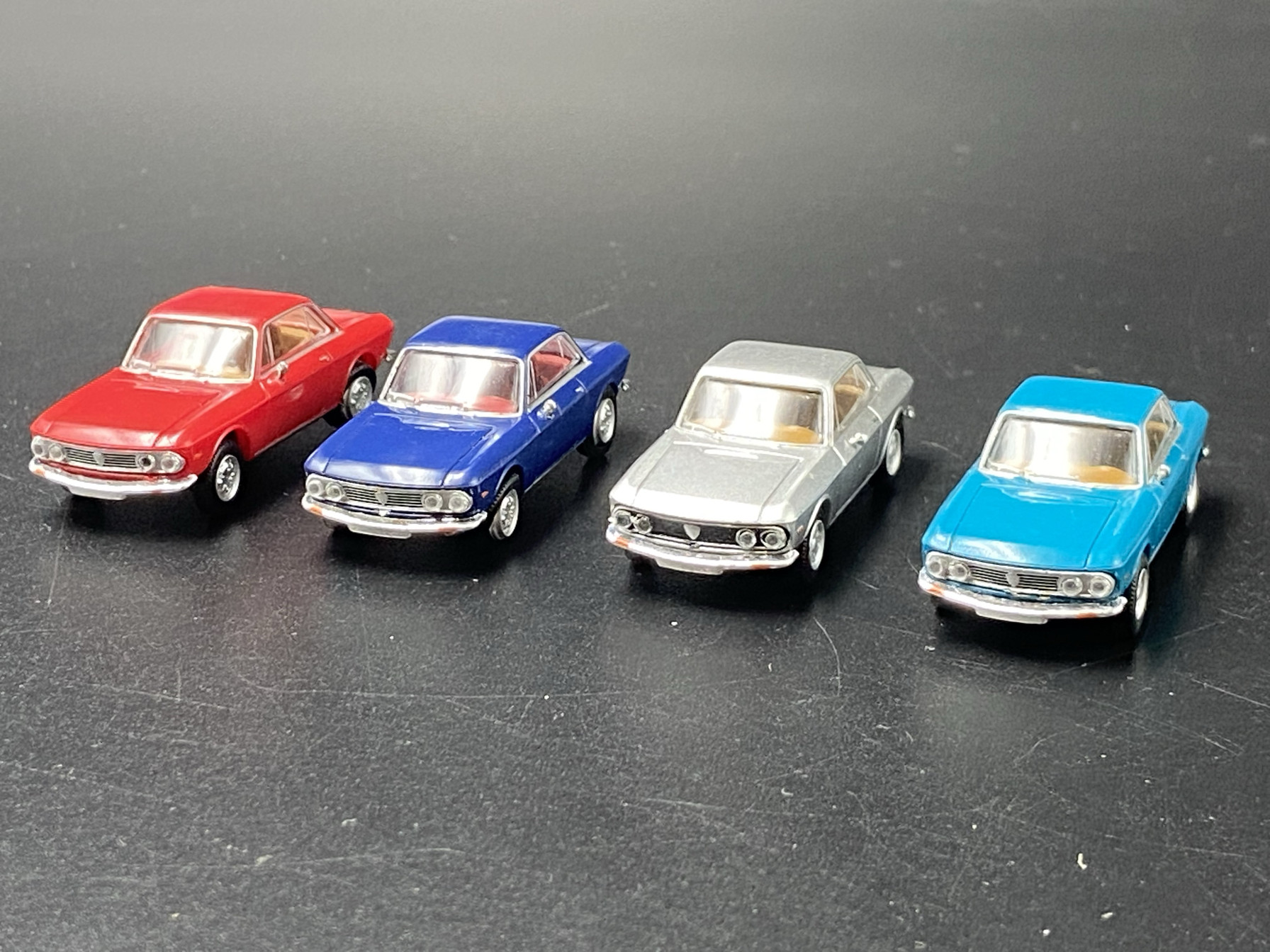 BREKINA 1:87 蓝旗亚 Lancia Fulvia Coupe 汽车模型 散包默认瑕 - 实物图