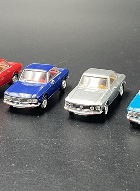 BREKINA 1:87 蓝旗亚 Lancia Fulvia Coupe 汽车模型 散包默认瑕