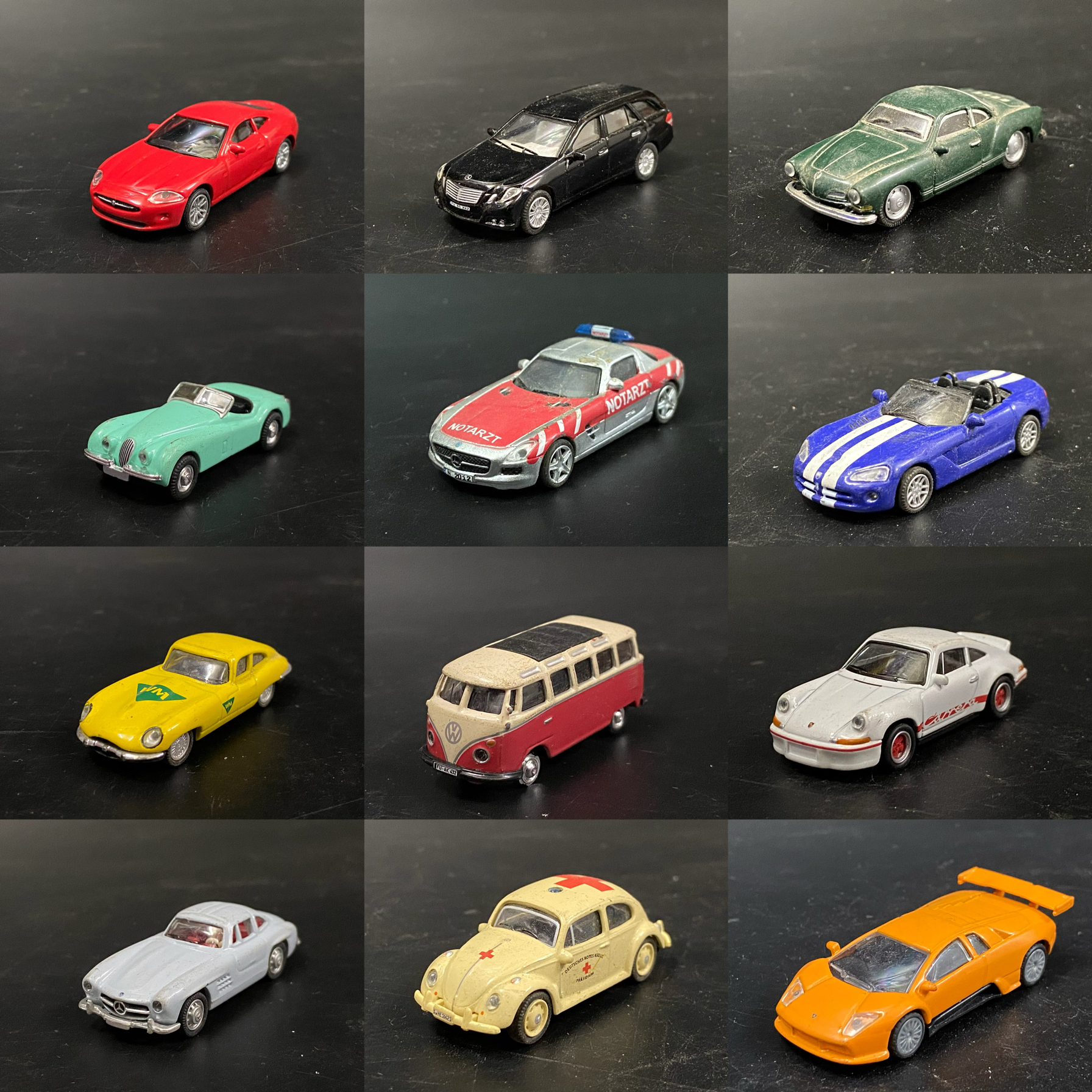 舒克schuco1:87奔驰宝马奥迪大众捷豹保时捷合金汽车模型散包瑕疵