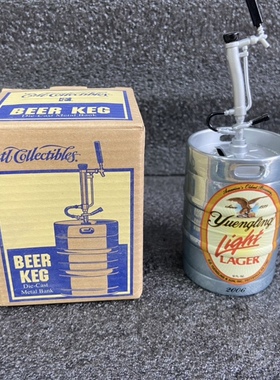 安徒 ertl Yuengling Porter Beer Keg 云岭啤酒桶模型存钱罐收藏