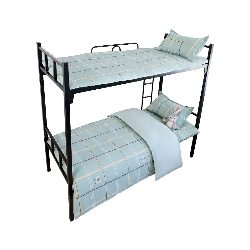 全棉学生宿舍6件套0.9米套装住校专用职工单人床棉花被子褥子全套