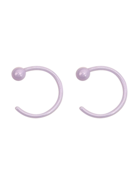 米喜儿生物瓷耳圈简约低调