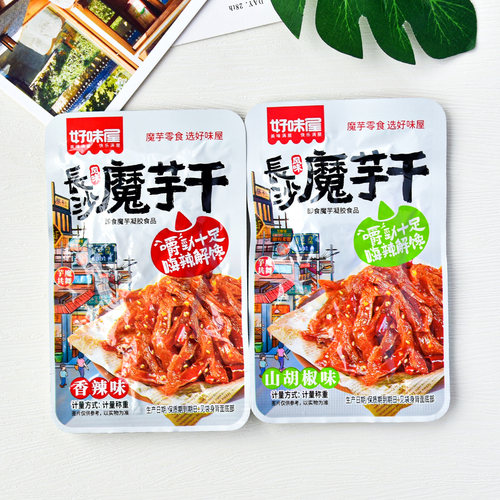 好味屋长沙魔芋干香辣味山胡椒味
