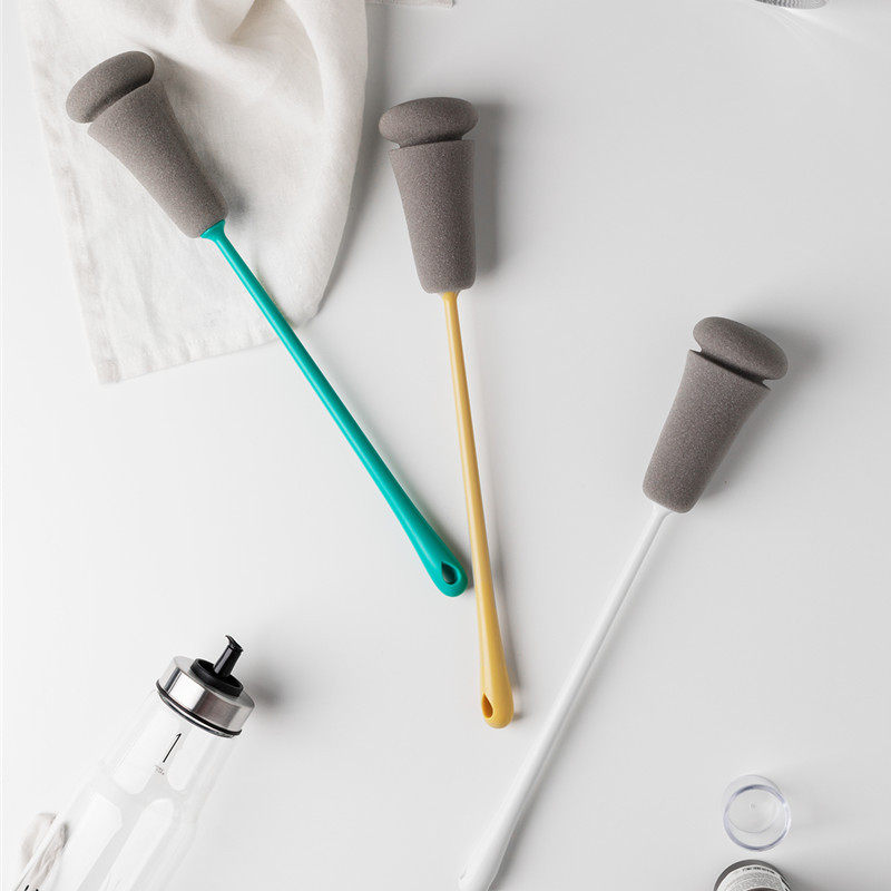 杯刷长柄家用海绵洗玻璃杯子奶瓶保温杯清洁茶渍旋转无死角