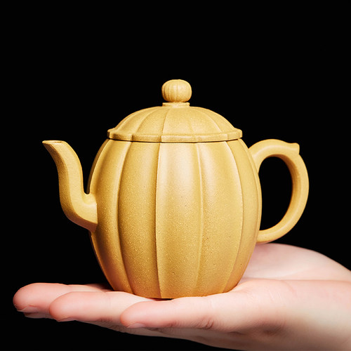 宜兴紫砂泡茶壶龙旦200cc段泥
