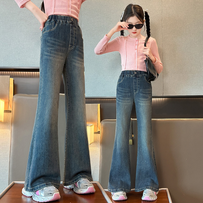 春秋2024新款时髦洋气喇叭裤