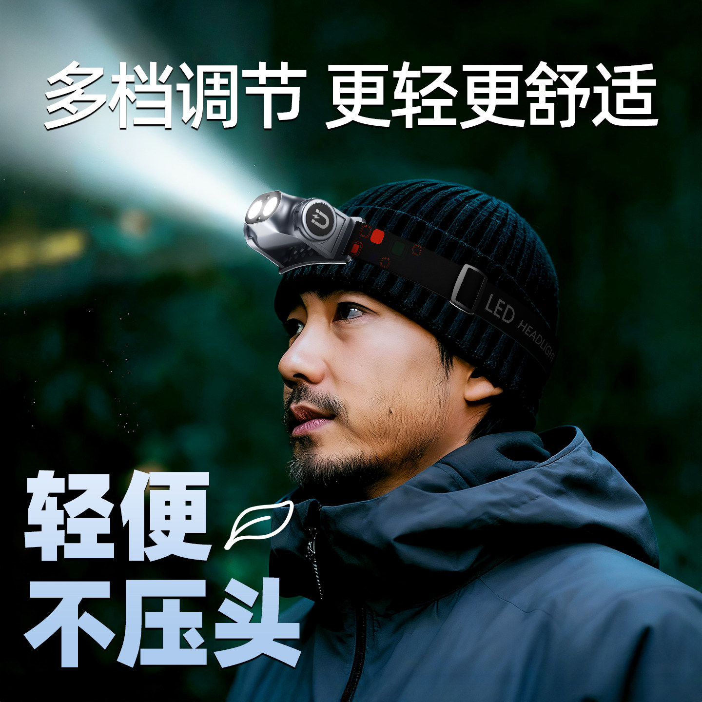 2026新款夜钓感应头灯图片