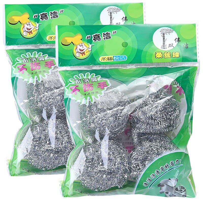 不锈钢钢丝球清洁球去油污【不掉渣不生锈】厨房洗碗刷锅清洁用品