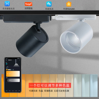 无极调光调色led导轨灯