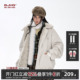 BJHG不计后果棉服男款 情侣两面穿夹克外套女 冬麂皮绒棉衣潮牌美式