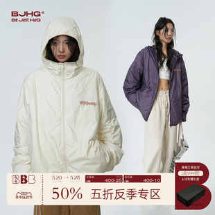 冬季 潮牌2023新款 连帽轻薄羽绒服男款 BJHG不计后果美式 情侣外套女