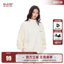 德绒半高领打底衫 秋季 BJHG不计后果 卫衣男款 T恤 内搭美式 宽松长袖