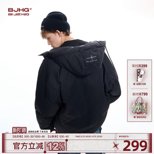 加厚面包服情侣棉袄夹克外套女 新款 BJHG不计后果连帽棉服男款 冬季