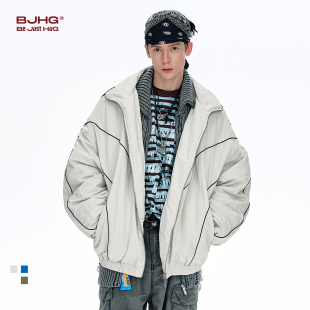 BJHG不计后果复古机能棉服男款 冬潮牌运动棉衣防寒服棉袄外套女装