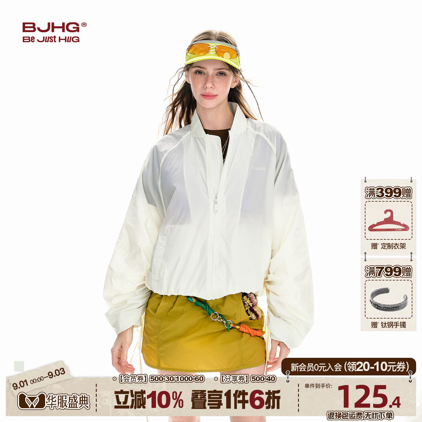 BJHG防晒衣防紫外线夏新薄款透气图片