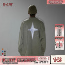 仿麂皮绒长袖 情侣装 上衣女 秋冬加绒美式 BJHG不计后果圆领卫衣男款