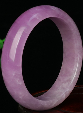 吴老头水晶 天然紫锂辉手镯 猫眼效应薰衣草紫色水晶饰品女款礼物