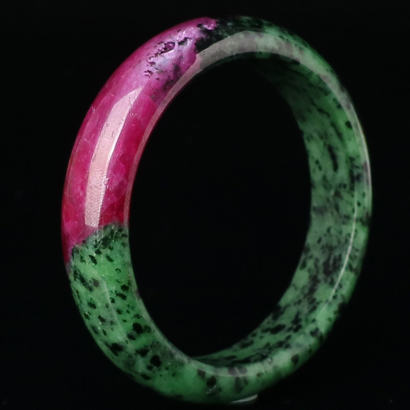 吴老头水晶 天然红绿宝手镯高瓷玉化男女款情侣礼物流行玉石饰品