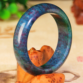 天然红蓝宝手镯 粉绿宝 红绿宝 吴老头水晶 红宝石男女款 玉石饰品