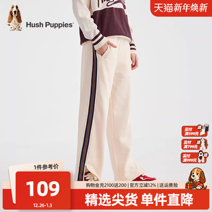 子儿童洋气开衩运动长裤 暇步士童装 休闲裤 大童春秋新款 女童直筒裤