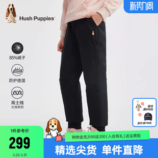 女童羽绒裤 儿童休闲运动裤 冬装 中大童保暖加厚长裤 新款 暇步士童装