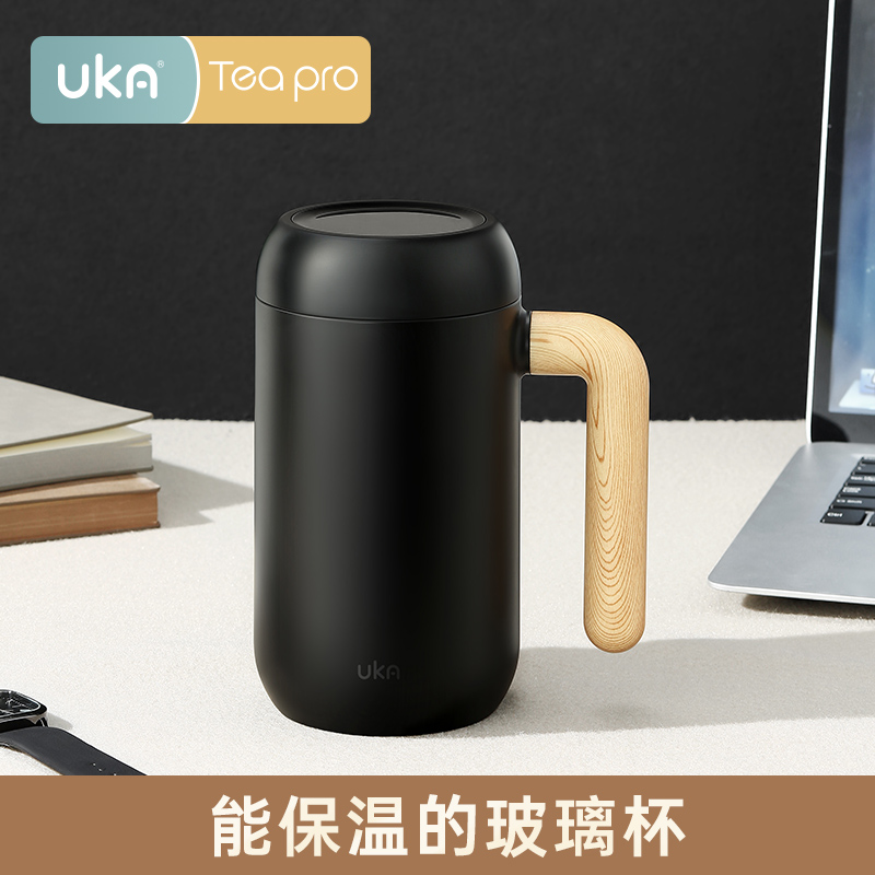 品牌商品UKA保温茶杯玻璃内胆