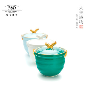 玛戈隆特 行云系列汤盅炖盅燕窝盅糖水盅 家用餐具散件自选礼盒装