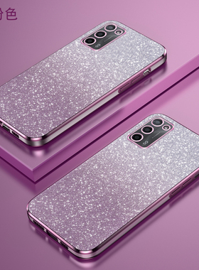 适用oppoA55手机壳5G女新款oppo A54全包防摔A53S硅胶A52软A56保护套外壳潮流男超薄电镀直边网红创意个性ins