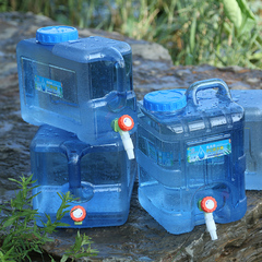车载带水龙头水桶家用装水储水饮水桶食品级pc纯净矿泉桶装水空桶