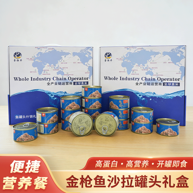 鲁海丰金枪鱼罐头沙拉罐头礼盒