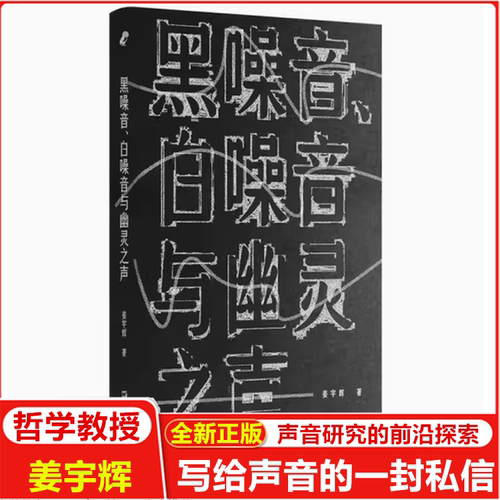 黑噪音、白噪音与幽灵之声 姜宇辉 新行思艺文志eons 上海文艺出版社 知名哲学教授姜宇辉写给声音的一封私信