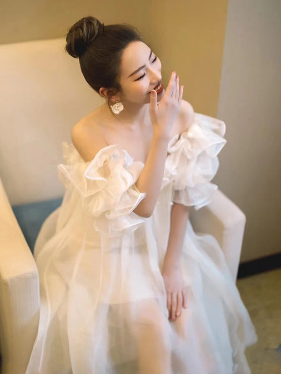 新娘晨袍订婚敬酒礼服