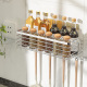 厨房置物架不锈钢调味架多功能厨具用品调味罐架刀架多层壁挂可拆