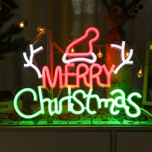 发光圣诞节客厅卧室霓虹灯新款