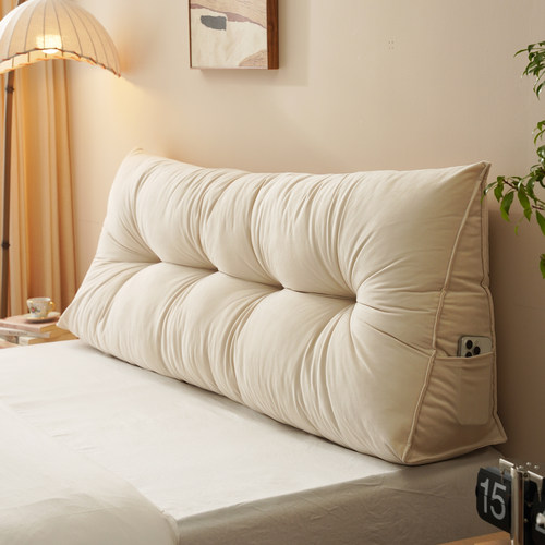 三角床头靠垫无床头软包靠背垫2025新款榻榻米床上大靠枕沙发靠背