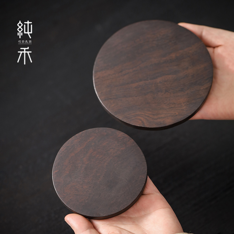 黑檀实木整木壶垫隔热垫壶承