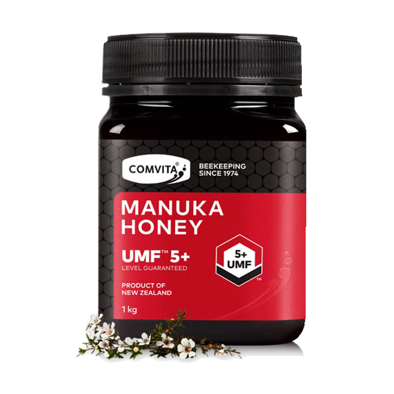 新西兰原装进口comvita康维他天然麦卢卡UMF5+蜂蜜1kg纯正